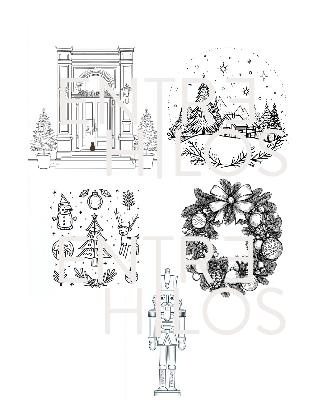 Colección 2 navideña de patrones