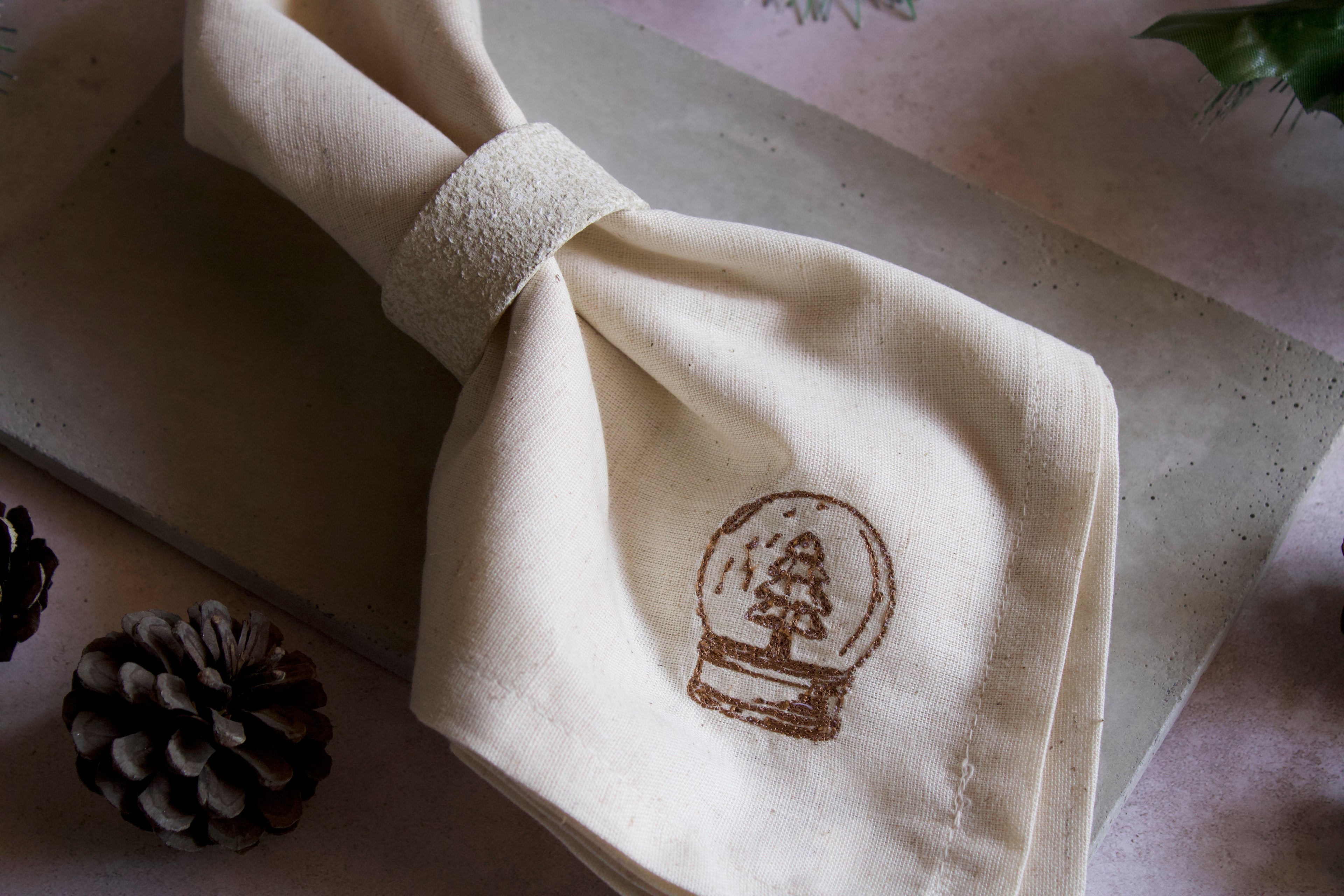 Servilleta de lino lisa