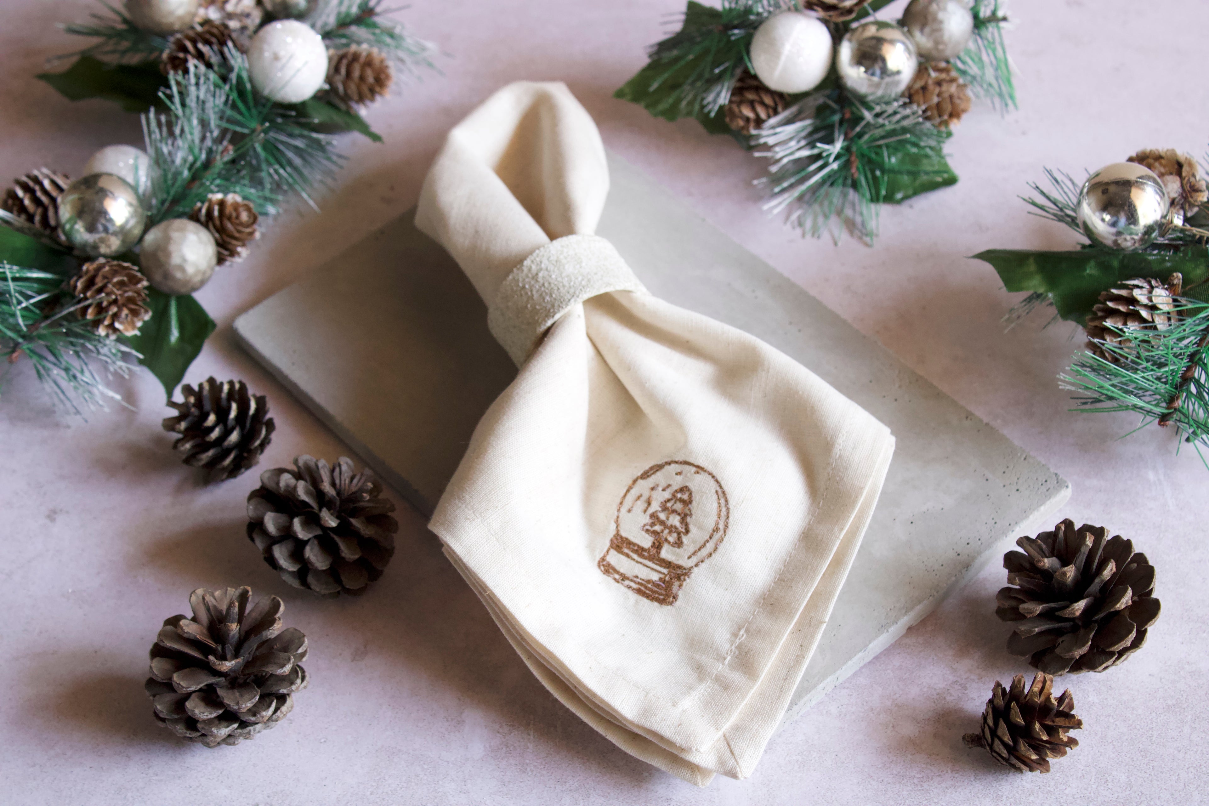 Servilleta de lino lisa