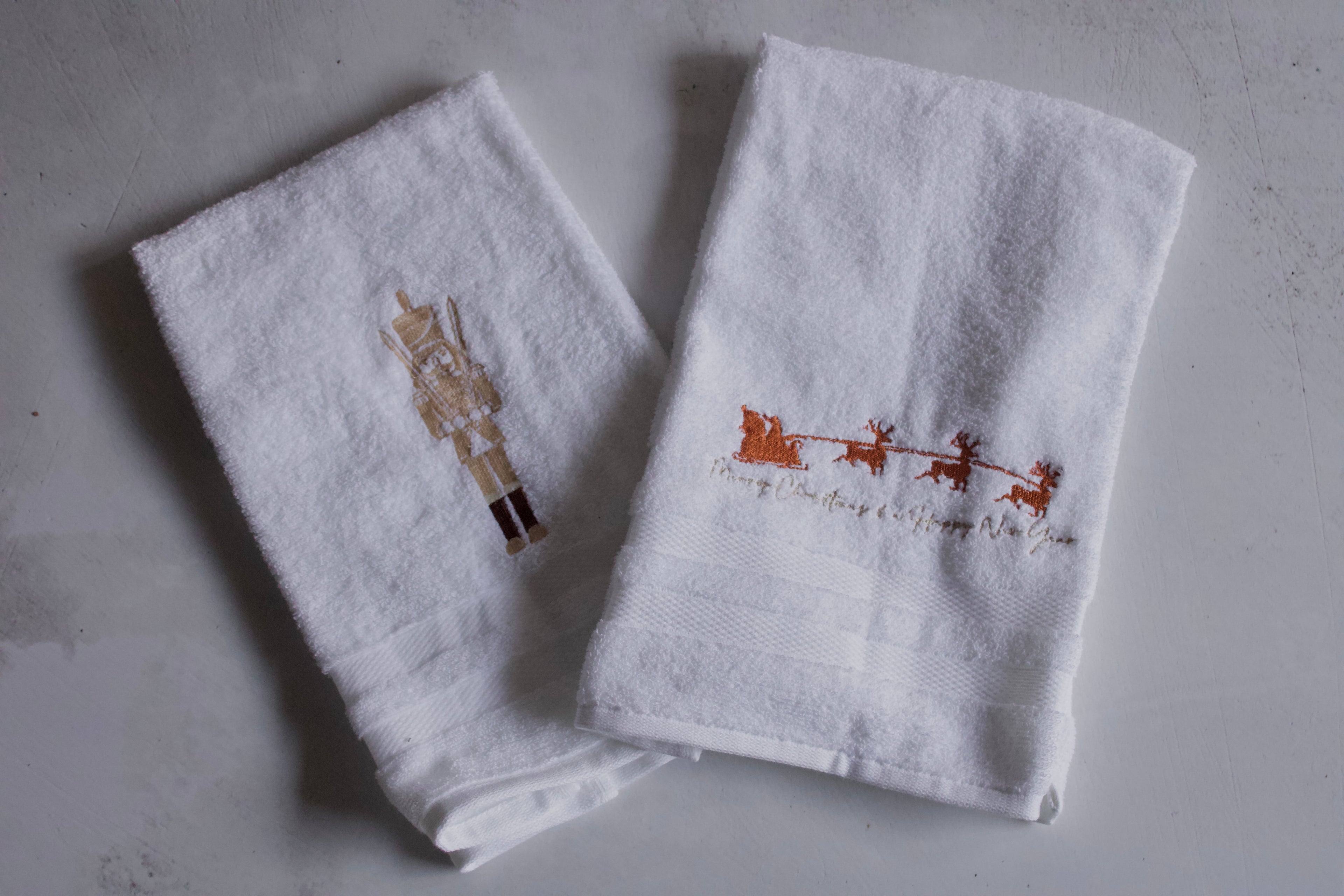 Toallas navideñas - tamaño grande